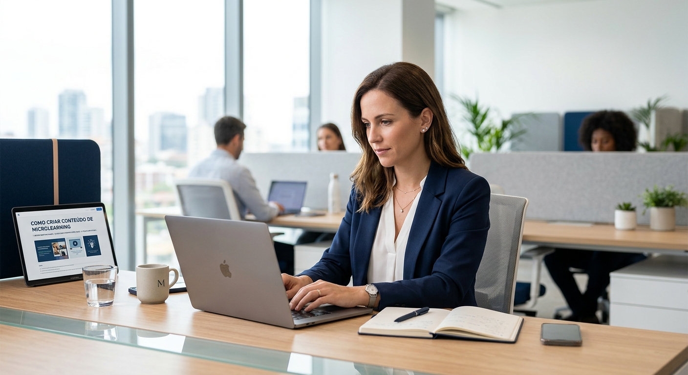 Como Criar Conteúdo de Microlearning: Guia Completo e Tendências para 2026