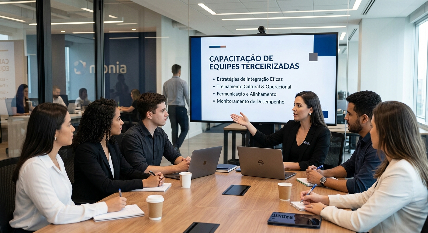 Como capacitar equipes terceirizadas com sucesso: Guia Estratégico 2026