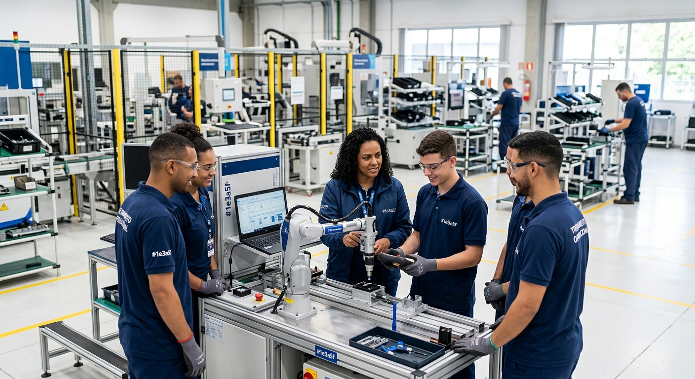 Como Treinar Equipes Operacionais Sem Parar a Produção em 2026